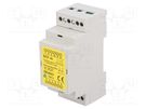 Module: voltage monitoring relay; for DIN rail mounting; SPDT MIKROBEST