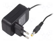 Power supply: switching; mains,plug-in; 12VDC; 2A; 24W; 82.7% LVSUN