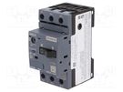 Motor breaker; 4kW; 220÷690VAC; for DIN rail mounting SIEMENS