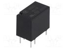 Relay: electromagnetic; SPDT; Ucoil: 12VDC; 2A; 0.5A/125VAC; PCB HONGFA RELAY