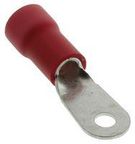 TERMINAL, RING TONGUE, #8, 8AWG, RED