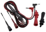 TEST LEAD SET, BLACK, RED, 1.22M, 60V, 10A