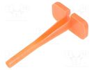 Tool: for  removal; orange; 14AWG÷12AWG; Application: contacts DEUTSCH