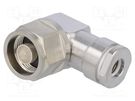Plug; N; male; angled 90°; 50Ω; CNT-400; clamp; for cable; CNT CommScope