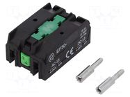 Contact block; 30mm; NEF30; front fixing; screw terminals PROMET