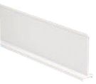 SOLID DIVIDER WALL, WHITE, 75MM