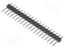 Pin header; pin strips; male; PIN: 20; straight; 2.54mm; THT; 1x20 CONNFLY