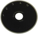 DIAL PLATE, 1.87IN DIAMETER, 1 TO 5