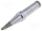 Tip; conical sloped; 1.6mm; 370°C; for  soldering iron WELLER