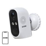 Outdoor IP camera with solar panel ZOSI C1Pro WiFi 3MP IP66, ZOSI