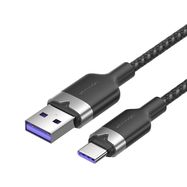 USB 2.0 A to USB-C 6A Vention CTOBF 1M cable (black), Vention