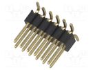 Pin header; pin strips; male; PIN: 12; vertical; 1.27mm; SMT; 2x6 CONNFLY