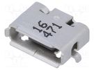 Socket; USB AB micro; on PCBs; SMT; PIN: 5; horizontal; reel MOLEX