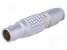 Connector: circular; 1B; plug; male; PIN: 6; soldering; for cable; 7A LEMO