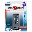 Litija baterija 9V  (6FR61,1604LC,1222, U9VL) ANSMANN