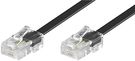 ISDN Modular Cable, 6 m, black - copper-clad aluminium wire (CCA), RJ45 male (8P4C) > RJ45 male (8P4C)