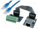 Dev.kit: Ethernet; 12pin cable,RJ45 cable,base board WIZNET