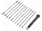 Kit: screwdrivers; Phillips,slot,Torq-Set®,Torx®,Tri-Wing® BERNSTEIN