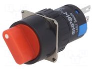 Switch: rotary; Pos: 2; SPDT; 3A/220VAC; 2A/24VDC; 50mΩ; Mat: plastic ONPOW