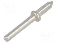 Tip: solder pin; THT; silver plated; brass; Ø: 1mm OSTERRATH