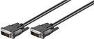 DVI-D Full HD Cable Dual Link, nickel, 2 m, black - DVI-D male Dual-Link (24+1 pin) > DVI-D male Dual-Link (24+1 pin)