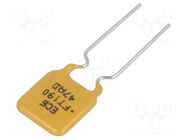 Fuse: PTC polymer; 1.9A; Ø0.51x7.6mm ECE