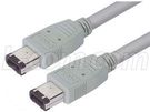 COMPUTER CABLE, IEEE 1394 FIREWIRE PLUG, 2M, GREY