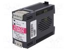 Converter: DC/DC; 60W; Uin: 18÷75V; Uout: 12VDC; Iout: 5A; TCL-DC TRACO POWER