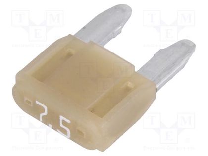 Fuse: fuse; 7.5A; 12VDC; automotive; 10.9mm; SMART GLOW LITTELFUSE 0MINI07.5HXGLO