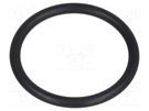 O-ring gasket; NBR rubber; Thk: 1.8mm; Øint: 17mm; M20; black HUMMEL