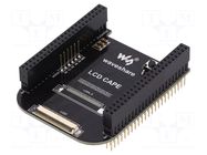 Module robotics: adapter; LCD display; BeagleBone WAVESHARE