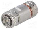 Connector: 4.3-10; male; for cable; straight; plug; 50Ω; IP68; clamp TELEGÄRTNER