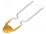 Fuse: PTC polymer; 100mA; Ø7.4mm; THT; 5.1mm BOURNS