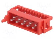 Connector: Micro-MaTch; plug; male; PIN: 10; IDC; for ribbon cable TE Connectivity