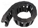 Cable chain; 2500; Bend.rad: 100mm; L: 1012mm; Int.height: 25mm IGUS