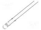 LED; 3mm; white cold; 7000÷8400mcd; 30°; Front: convex OPTOSUPPLY