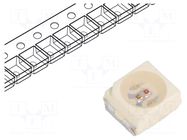 LED; red/green; SMD; 3528,PLCC3; 2÷3/2.2÷3VDC; 3.5x2.8x1.75mm VISHAY