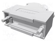 Enclosure for connectors: D-Sub; D-Sub 15pin,D-Sub HD 26pin TE Connectivity