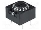 Encoding switch; HEX/BCD; Pos: 16; THT; Rcont max: 200mΩ; 1.2Ncm OMRON Electronic Components