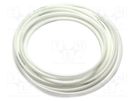 Pneumatic tubing; max.8bar; L: 20m; r bending min: 35mm; white SMC