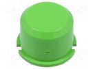 Button; round; green; Ø9.6mm; plastic; MEC1625006,MEC3FTH9 MEC