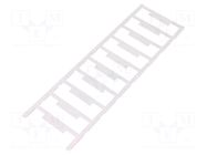 Marker; white; 5mm; Marking: for labelling by user WEIDMÜLLER