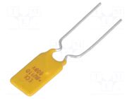 Fuse: PTC polymer; 1.1A; THT; Ø0.51x7.6mm ECE