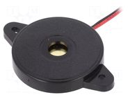 Sound transducer: piezo signaller; 2.8kHz; 30mm 