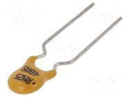 Fuse: PTC polymer; 250mA; THT; Ø0.51x7.6mm ECE