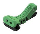 WIRE CONNECTOR, 13-12AWG, T TYPE, GREEN