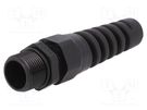 Cable gland; with strain relief; PG13,5; IP68; polyamide; black BM GROUP