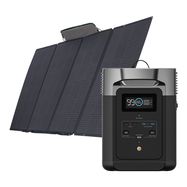 Set: EcoFlow Delta 2 power station + 400W photovoltaic panel., ECOFLOW