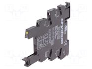 Socket; Ucntrl: 3÷12VDC; for DIN rail mounting; CN SENSATA / CRYDOM