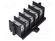 Connector: terminal block; 150A; screw terminal; black; 35mm2 PAWBOL